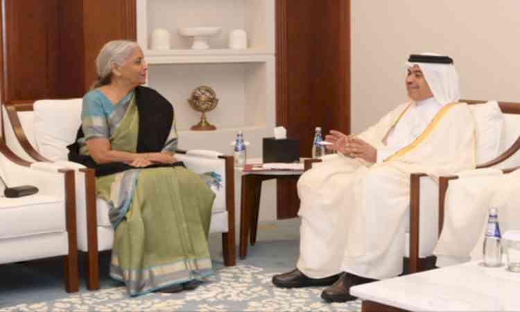 FM Sitharaman holds talks on Qatar's $10 bn investment plan for India