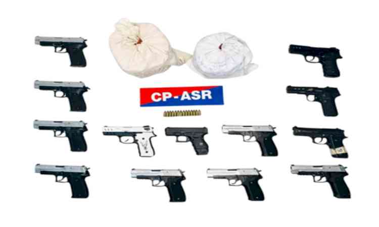 Ahead of HM Shah’s visit, Punjab Police bust drugs, arms networks