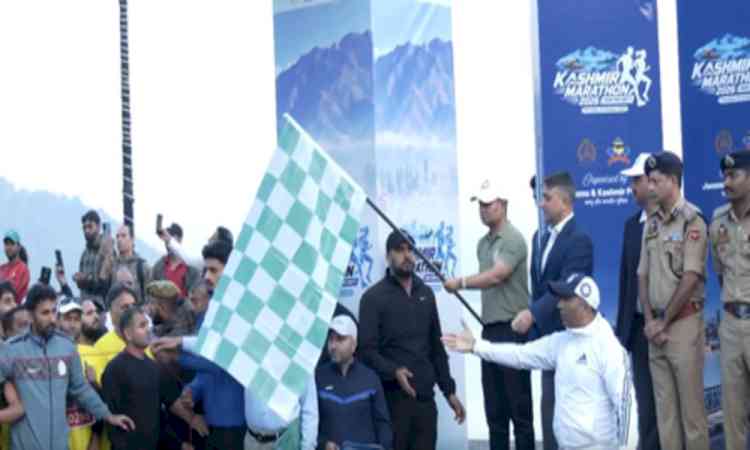 'Run for Unity' marathon flagged off in Srinagar, ADGP stresses youth engagement, anti-drug campaign