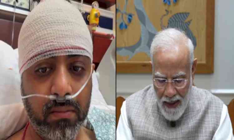 ‘Indians don’t take lives, they risk their own to save others’: PM Modi to Capt Smit Machchhar