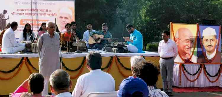 Gandhi Jayanti and Shastri Jayanti Observed at MDU