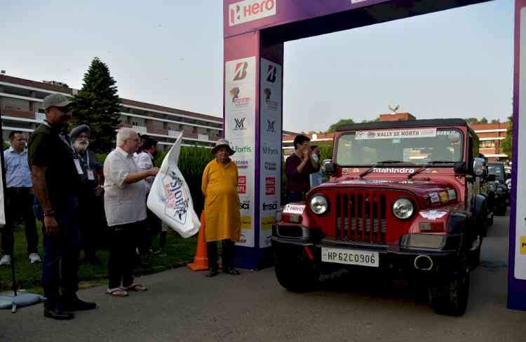 Ceremonial flag-off of Hero SJOBA TSD Rally-2026 held at St John’s High School