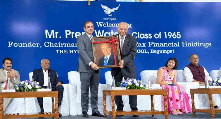 HPS Honours Distinguished Alumnus Prem Watsa, Lays Foundation Stone for M. C. Watsa Junior School Block