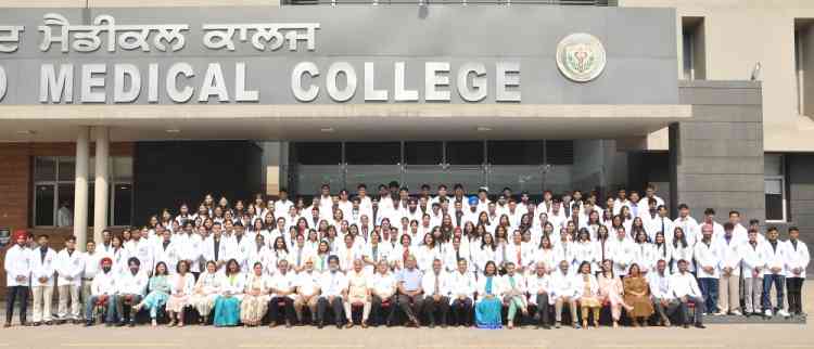 White Coat Ceremony held for fresh medicos of MBBS batch 2026