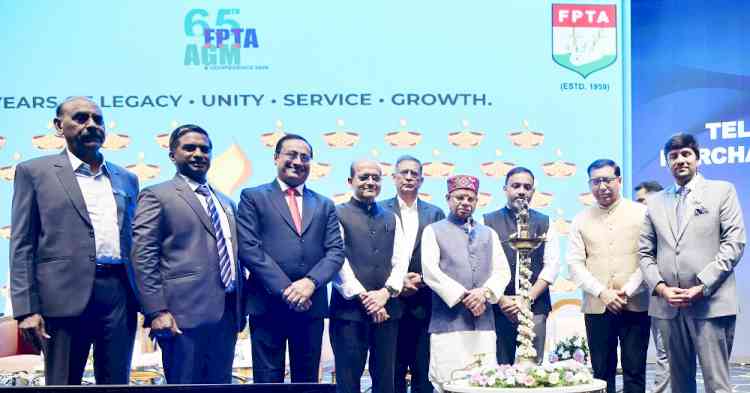 Governor Shiv Pratap Shukla, inaugurates the annual meeting of the paper traders - FPTA 65th AGM & Conference 2026