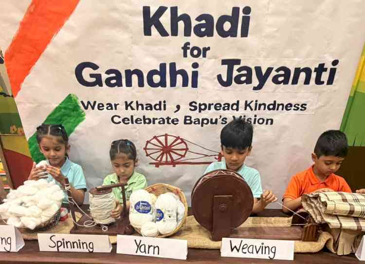 Ivy World School Celebrates Gandhi Jayanti with a Meaningful Swadeshi and Sustainability Experience