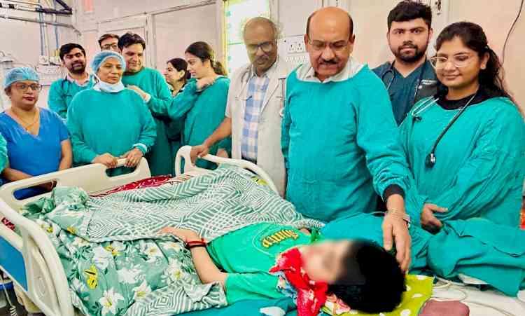 PGIMS doctors give 8-year-old a new lease of life after 23 months on ventilator
