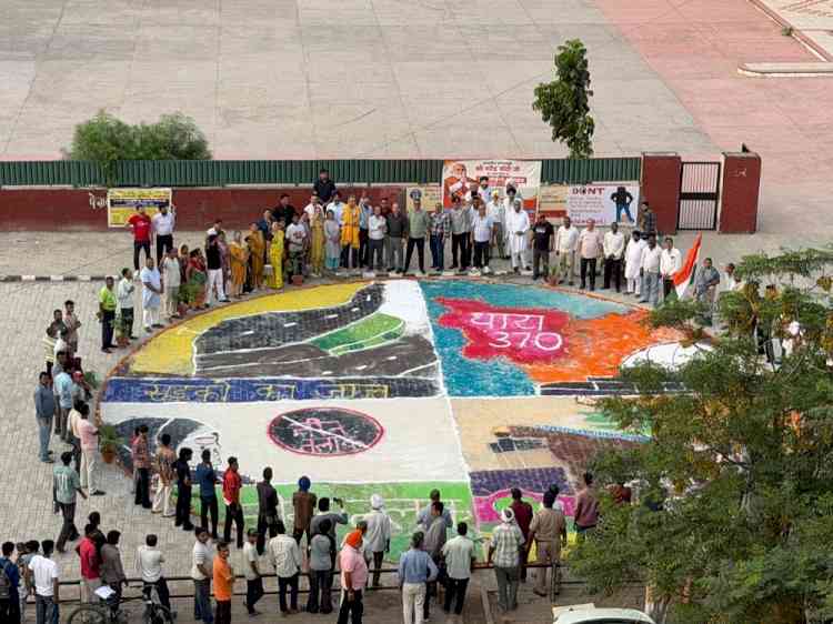 Rangolis being created under the 'Seva Ke Rang, Rashtra Ke Sang' campaign depict India’s development journey under PM Modi: Sanjay Tandon