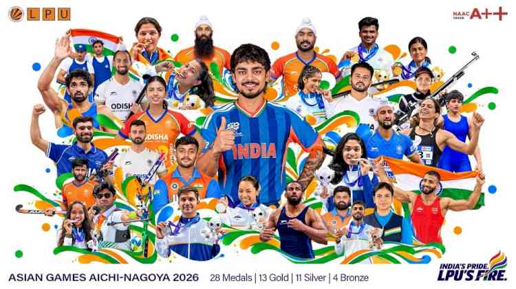 LPU Athletes Contributed 62% of India’s Gold Medal Haul at Asian Games 2026 in Aichi Nagoya, Japan