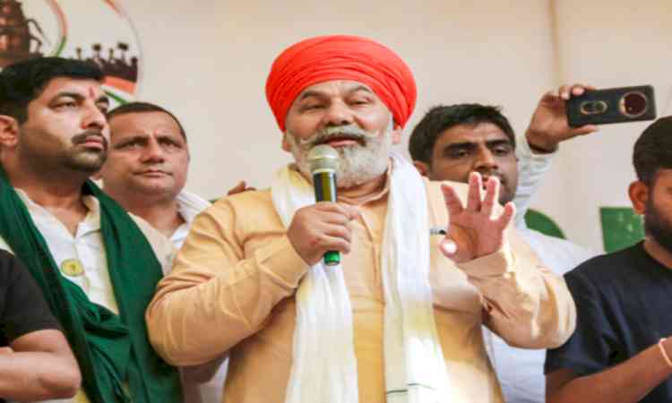 Bihar: Rakesh Tikait opposes land acquisition at 2013 rates for satellite city projects