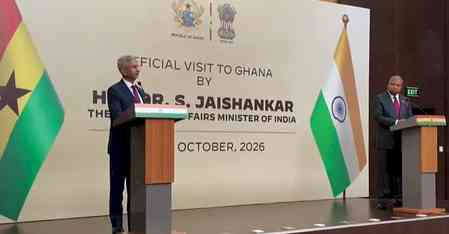 India, Ghana should work together strongly for UN reforms: EAM Jaishankar  