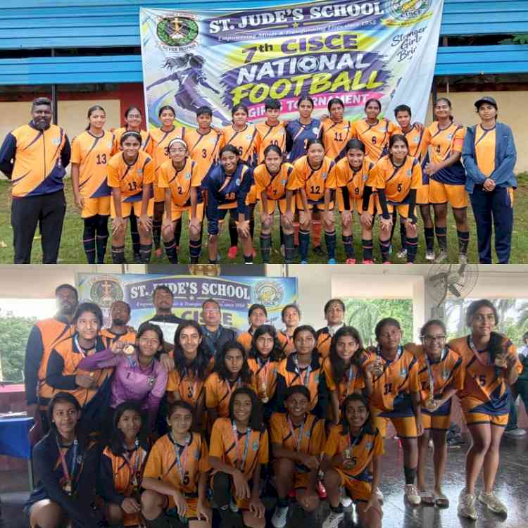 Greenwood High Girls empower U-14 and U-17 teams to emerge as CISCE National Football Champions