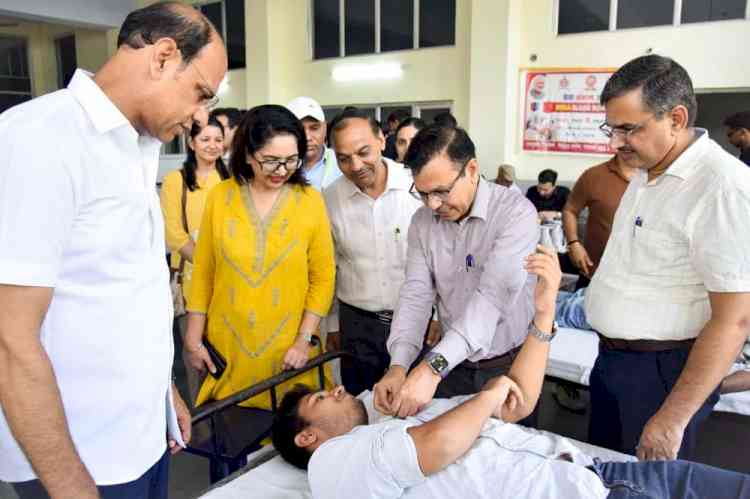 177 Units Collected at BMU Blood Camp; Women Lead Participation