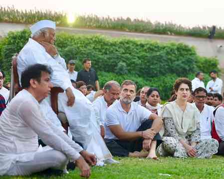 INDIA bloc steps up anti-EC protest, BJP accuses Opposition of targeting institutions