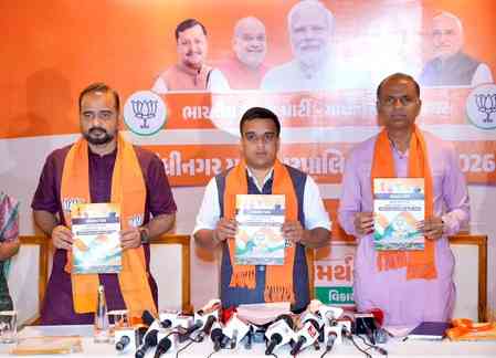AI labs to sports hubs: BJP's five-year roadmap for Gandhinagar civic polls