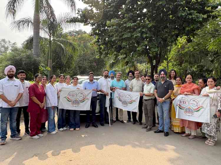 IACDE Unity Rally Reaches Panjab University, Chandigarh, on Nationwide Kashmir-to-Kanyakumari Journey