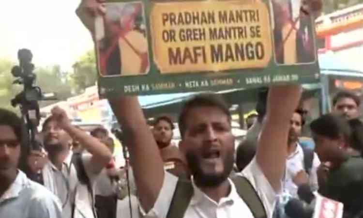 EVMs were brought by Congress so why blame PM, says Kashmiri youth assaulted during INDIA Bloc protest