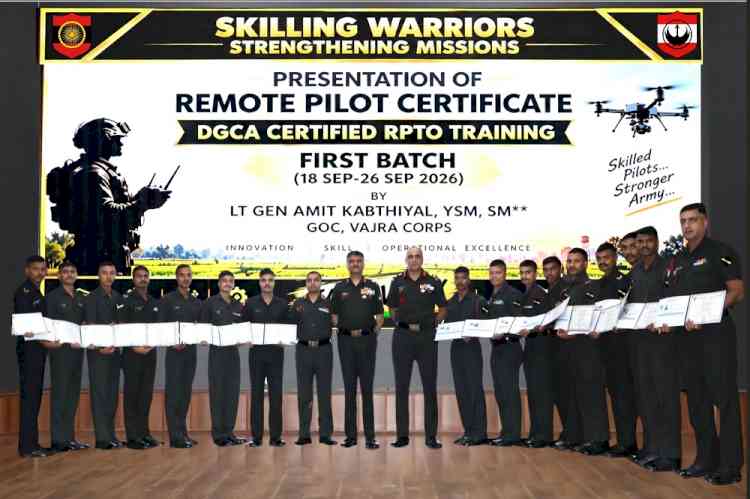 Vajra Corps strengthens drone warfare capabilities as first batch successfully completes RPTO Training