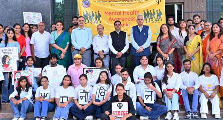 MDU takes mental health message to campus through street plays, march; Vice Chancellor calls for greater sensitivity, open dialogue on stress and depression