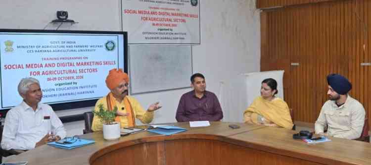 Digital skills key to taking farm advice to farmers: HIRD Director Dr Chauhan