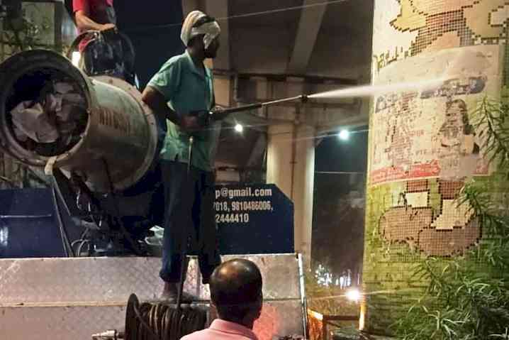 अवैध होर्डिंग-पोस्टर पर नगर निगम सख्त, अब तक 40 लाख जुर्माना