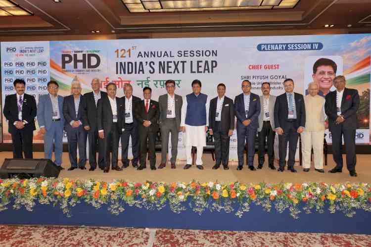 “We shall do, we can do it, and we must do it”: Union Minister of Commerce and Industry, at PHDCCI’s 121st Annual Session