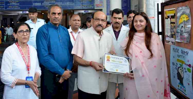 Mental health is real health, says UHSR VC at awareness drive; Poster exhibition highlights suicide prevention, exam stress, social media addiction