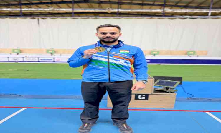 ISSF World Cup: Udhayveer Singh clinches gold in men's 10m air pistol