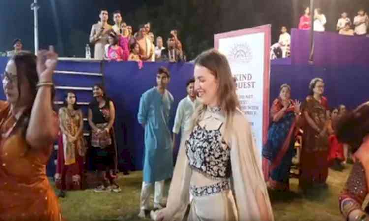Navaratri: Delegates from 30 nations attend Garba Festival at Vadodara's Laxmi Vilas Palace