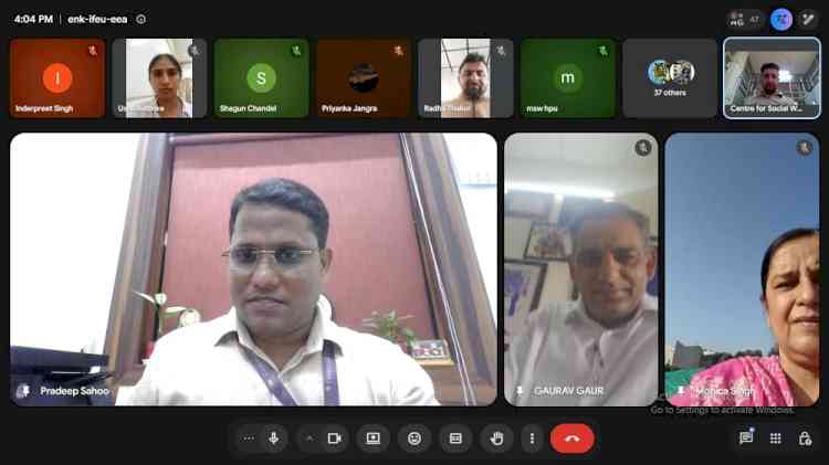 Centre for Social Work, Panjab University, Organises Webinar on Tribal Well-being and Mining-induced Displacement