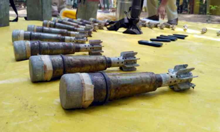 Chhattisgarh: Automatic weapons, explosives recovered in Sukma