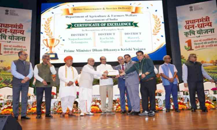 Gujarat: 3 districts win national awards for irrigation, governance under farm development scheme
