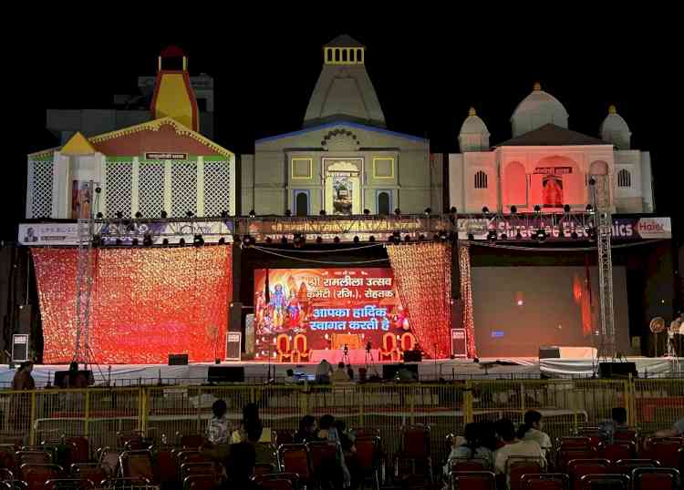 सीता जन्म की लीला ने मोहा मन, जय श्री राम से गूंजा रामलीला पंडाल