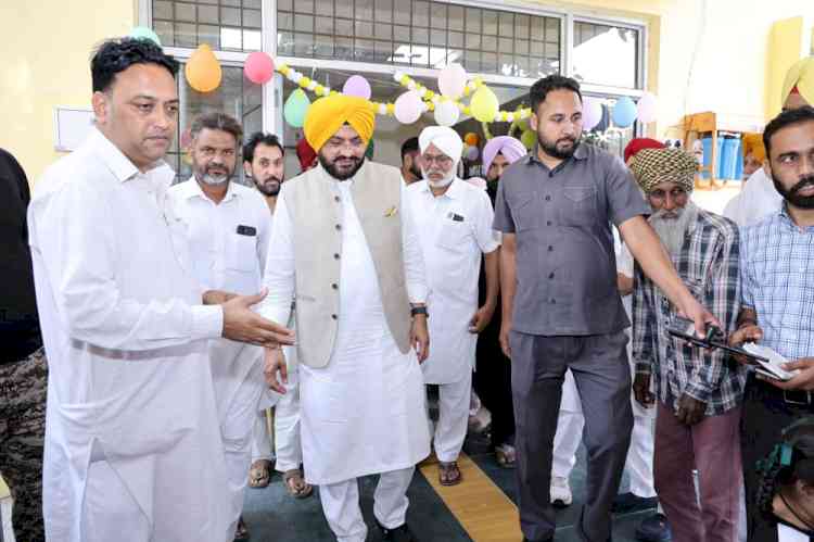 Minister Sond Inaugurates Aam Aadmi Clinic Built at a Cost of ₹18.38 Lakh in Village Jatana