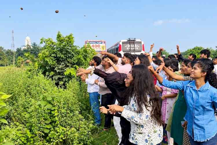 LPU’s Ecological Restoration Efforts with 8,572 Seed Balls and 130 km of Green Corridors Earn Platinum Green Impact Award from National EduTrust of India