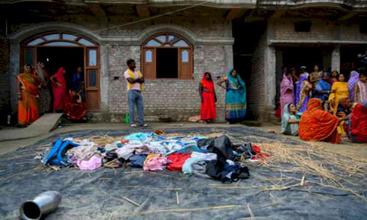 Bihar: Leaders visit bereaved families after boat capsizing incident claim lives of 13 children