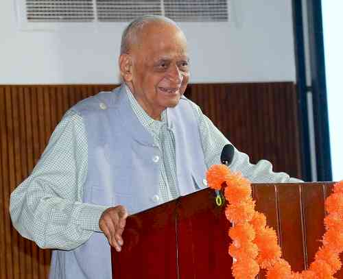 Prof. Man Mohan Sharma delivers Panjab University Colloquium and Foundation Day Lecture