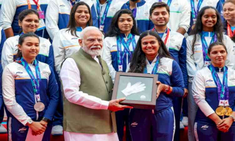 '38 medals won by women is a picture of new India': PM Modi hails 'daughters' of nation