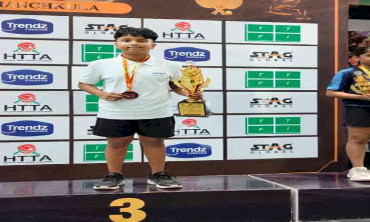'Garv Hai’ athlete Divija Paul bags bronze at National Ranking Table Tennis Championship
