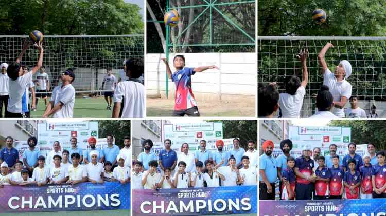Volleyball Tournament 1.0 organised at Innocent Hearts Sports Hub, Loharan