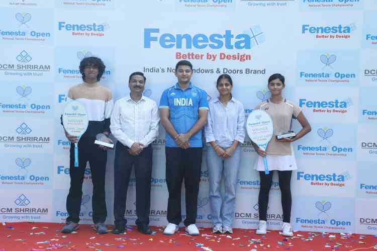 U-18 champion Ribhav Saroha claims double by winning U-16 singles title at Fenesta Open