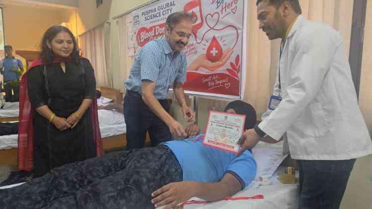 Science City Organizes Blood Donation Camp to Mark 29th Foundation Day