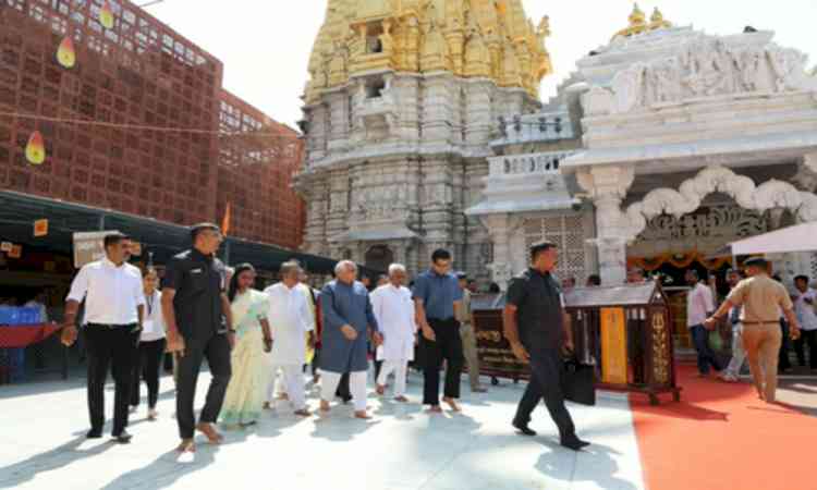 Gujarat CM visits Ambaji temple on Maha Ashtami, reviews Navratri arrangements
