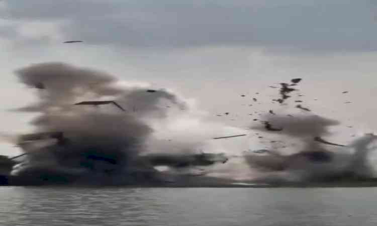 Nanded Police destroy illegal sand mining equipment worth Rs 3.15 crore in major crackdown