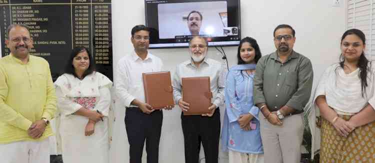 पैरामेडिकल विद्यार्थियों को क्लिनिकल ट्रेनिंग देगा जीजेयू, एमओयू हुआ