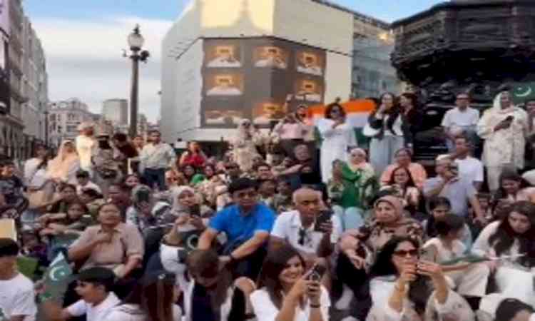 'Cong party flags with flags of PoK, Pakistan in London', Rijiju says anti-India forces can never break Bharat