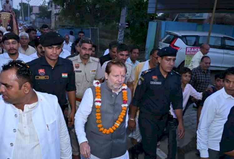 कैबिनेट मंत्री डॉ. अरविंद शर्मा ने मदीना में हुड्डा पिता-पुत्र पर साधा निशाना
