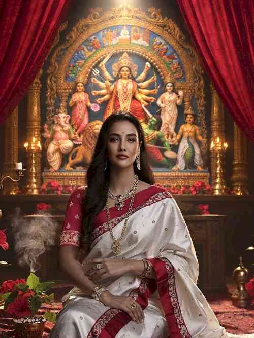 Devotional Melodies of Goddess Durga Echo in Tia Bajpai’s ‘Maa Asche’