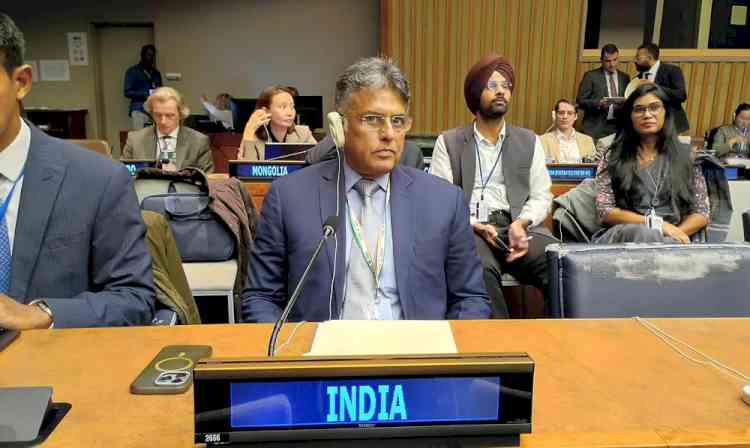 At UNGA, Tewari reaffirms India’s unwavering commitment to global nuclear disarmament