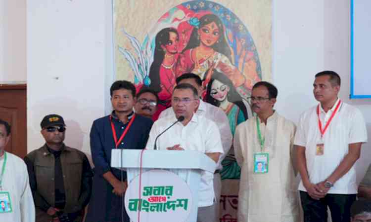 Country belongs to all, says Bangladesh PM Tarique Rahman during Durga Puja celebrations